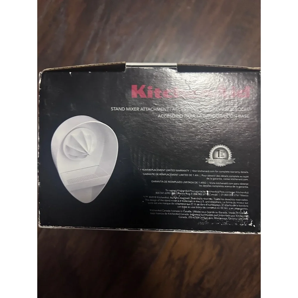 KitchenAid Citrus Juicer Stand Mixer Attachment White JE Fruit Press New